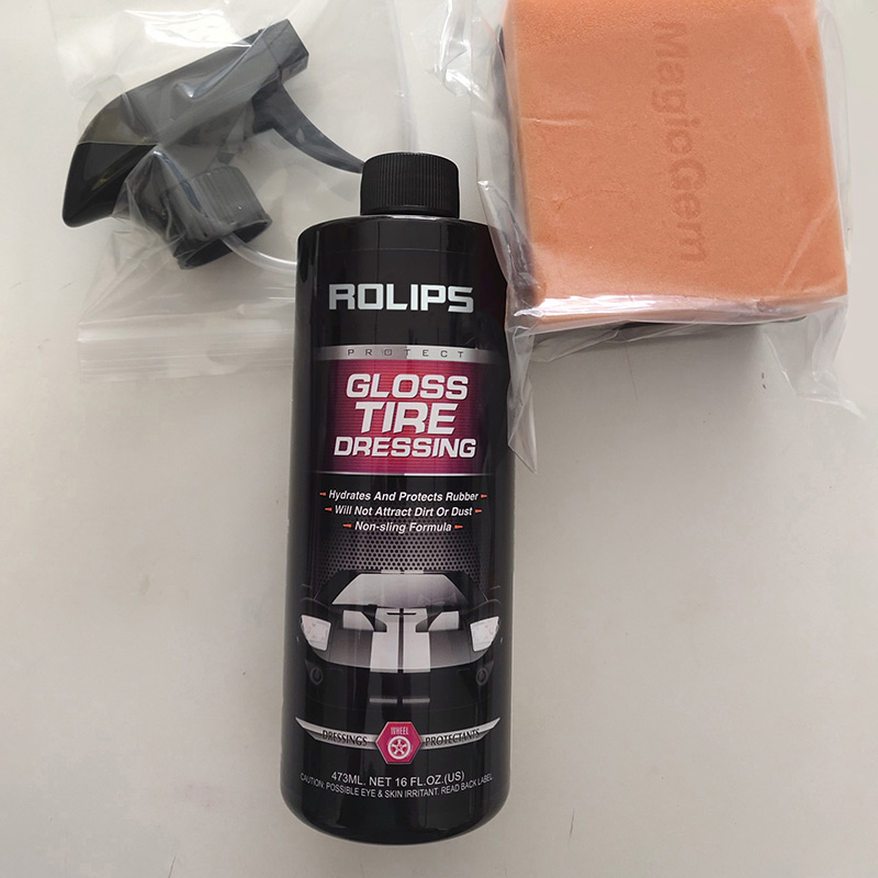 CAR GUYS Tire Shine - Easy to Use Tire Dressing with Applicator Pad - Dry to The Touch with Long Lasting UV Protection
